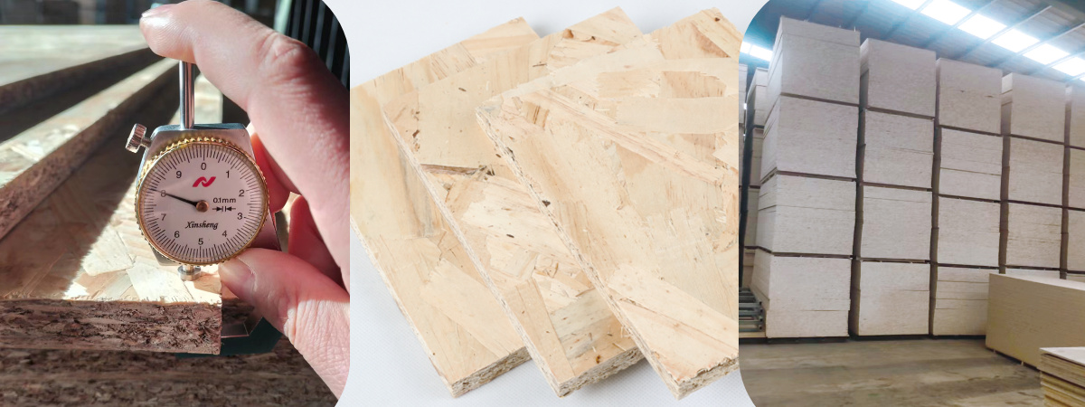 OSB board uniform thickness and quality for home renovation