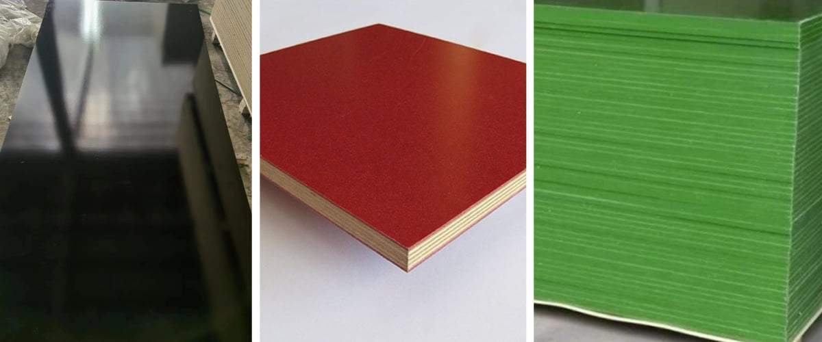 black red brown smooth film faced plywood color options for construction formwork