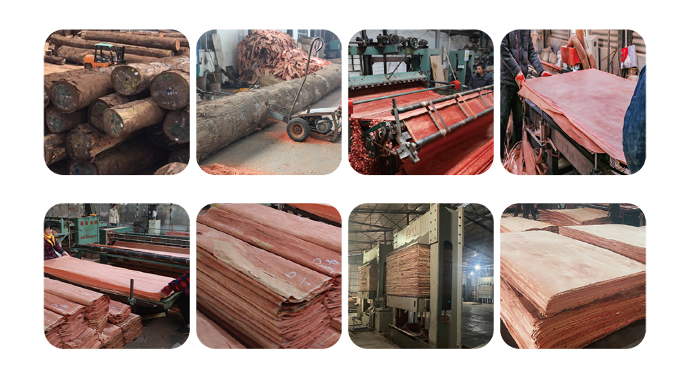 Birch veneer application in furniture and interior decoration