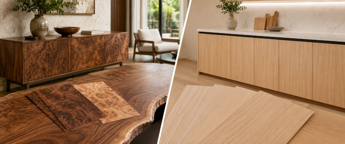 wood veneer buying guide for natural and engineered veneer selection